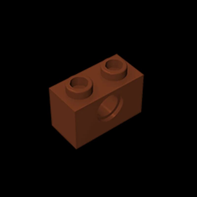 1x2 Brick with Hole Building Block
