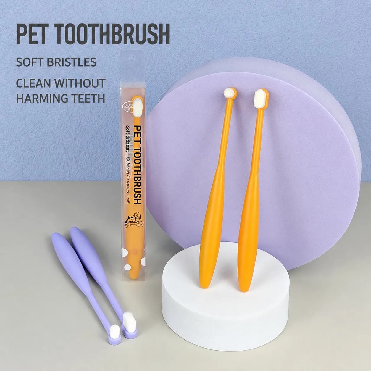Pet Toothbrush for Dogs and Cats