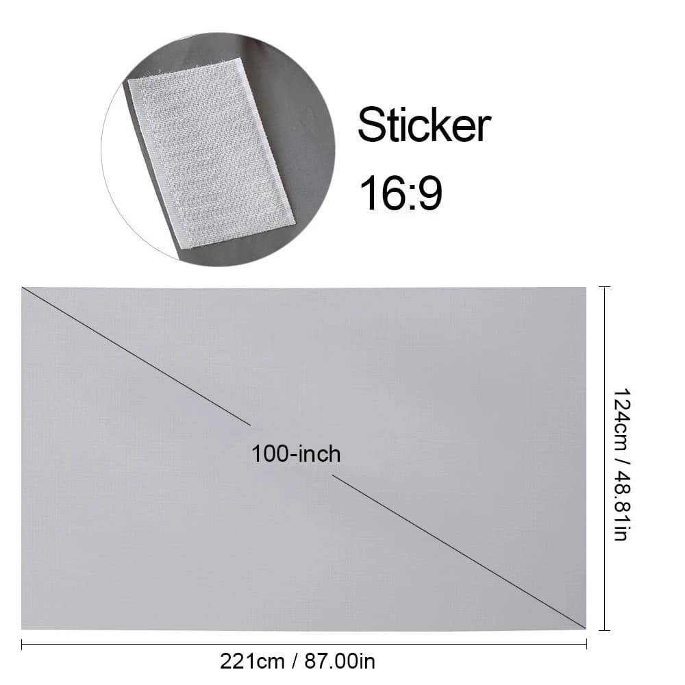 Portable Projector Screen 60-120 Inches