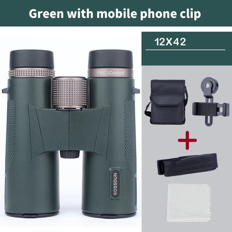 Professional HD Binoculars 12x42 Waterproof BAK4