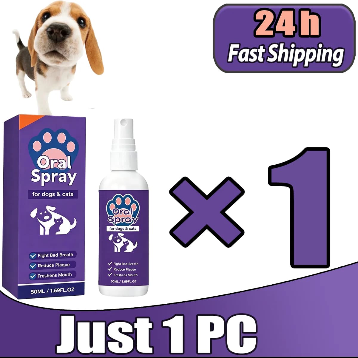 Pet Breath Freshener Oral Spray