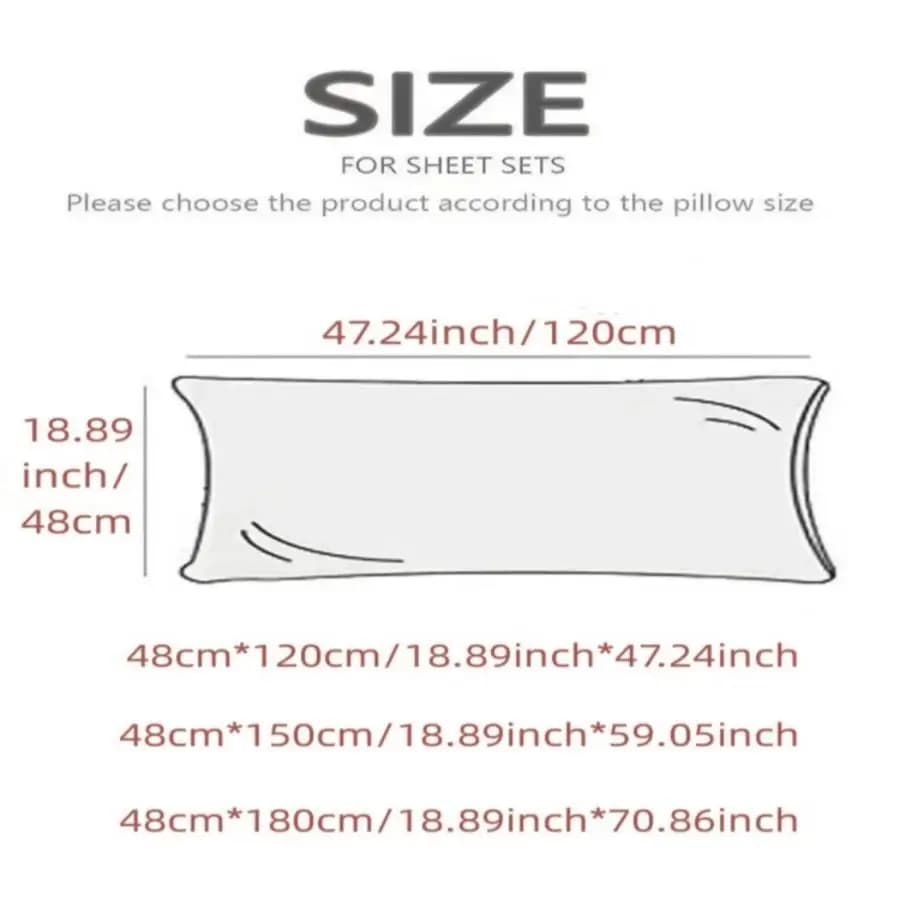 Couples Sharing Pillowcase Queen Long
