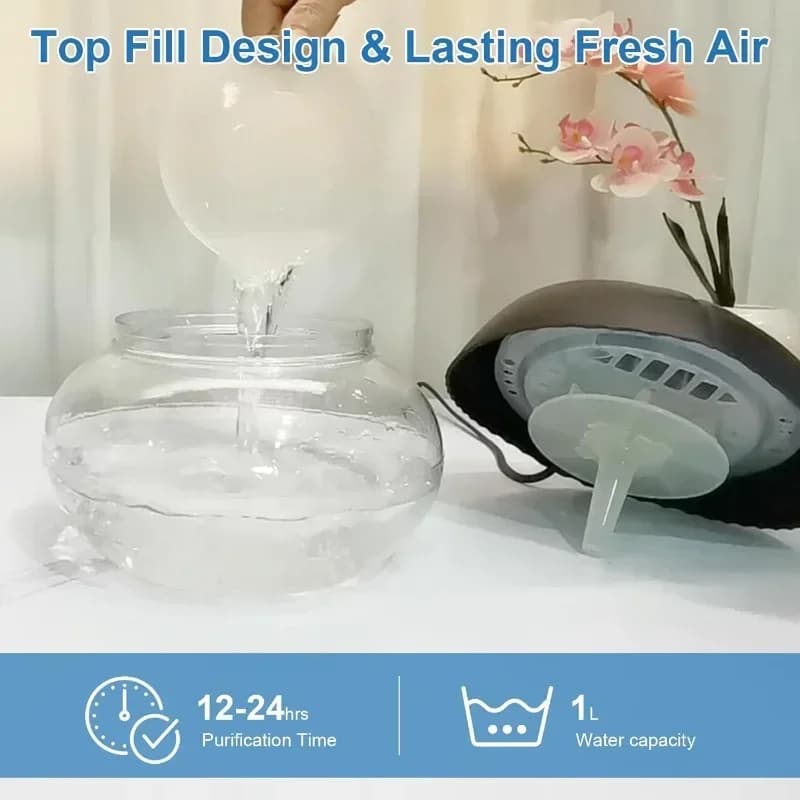 Water-Based Air Washer with LED Color Lights