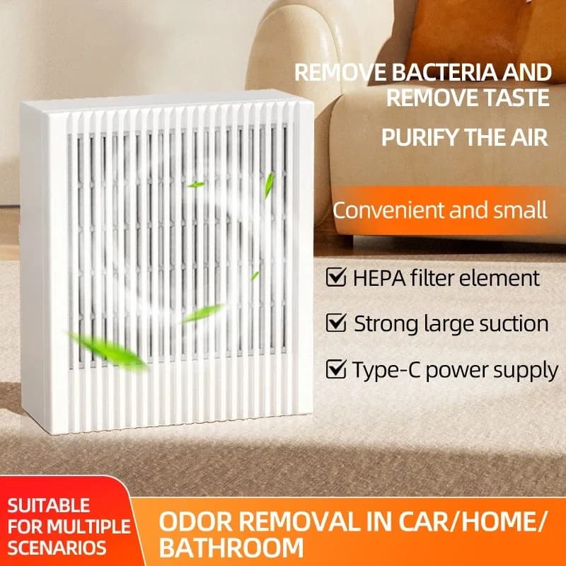 Portable Desktop HEPA Air Purifier