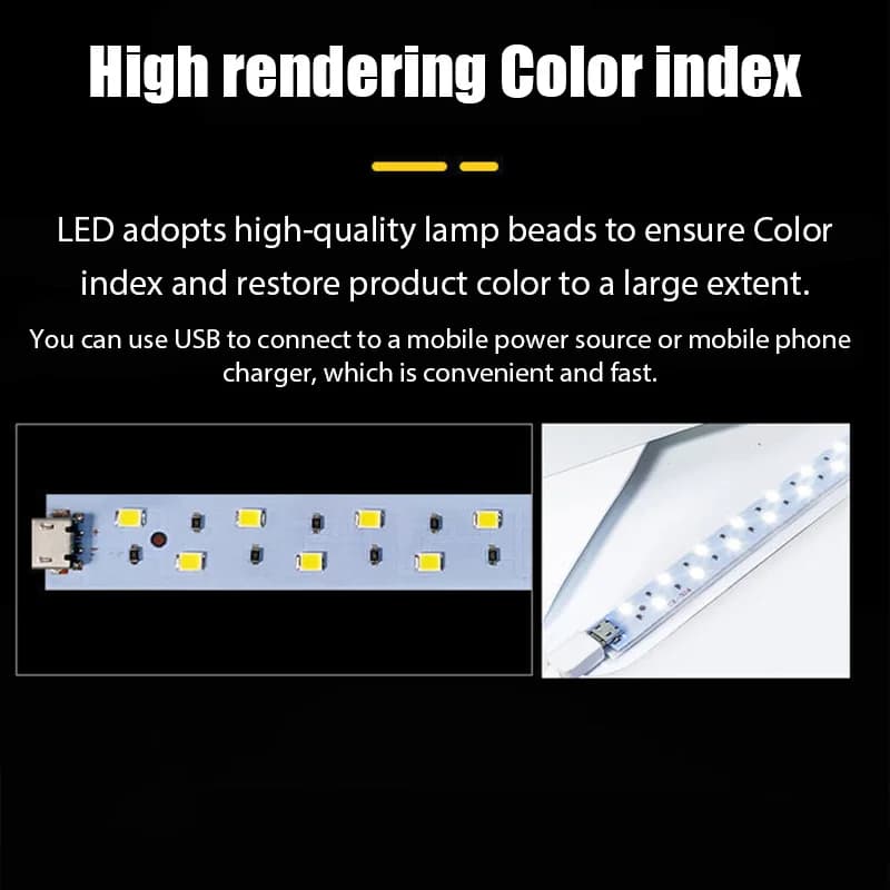 Portable LED Photography Light Box Studio