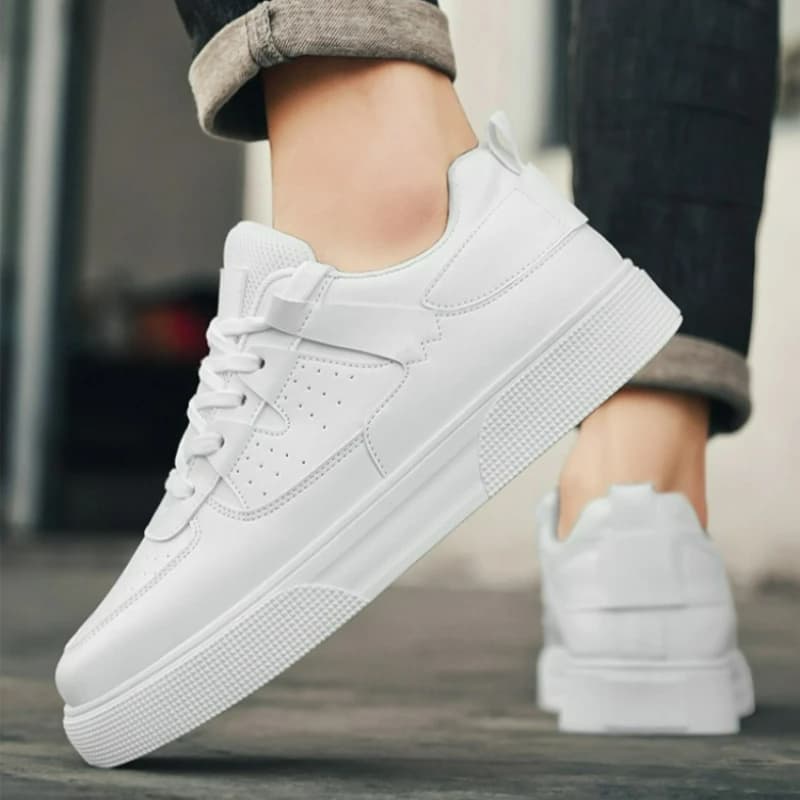 Men's Sneakers Platform Casual Shoes Soft Non Slip Running Shoes Trend Lightweight Flat Shoe Lace-up Shoes for Men Tenis Hombres