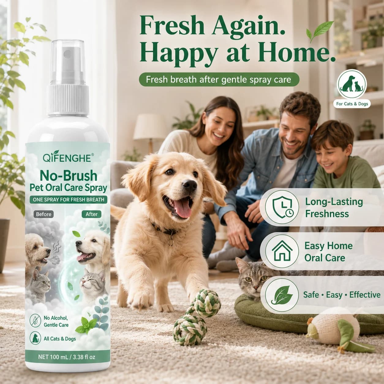 No-Brush Pet Dental Spray