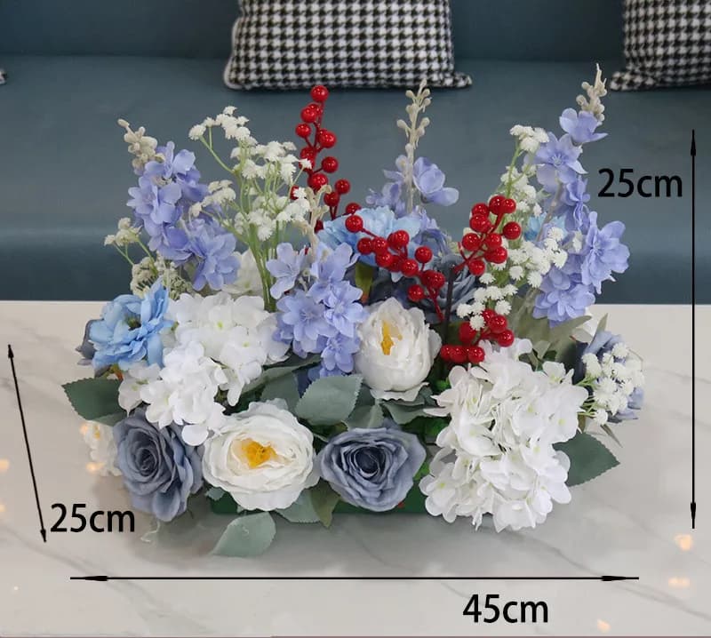 45cm Artificial Flower Wall Decoration Panel