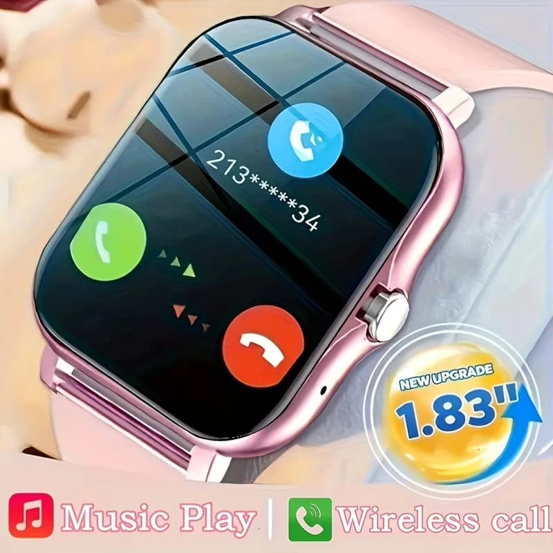 1.83'' Sport Smart Watch Fitness Clock Health Monitor Waterproof Smartwatch Wireless Call Watches for Man Woman IOS Android 2026