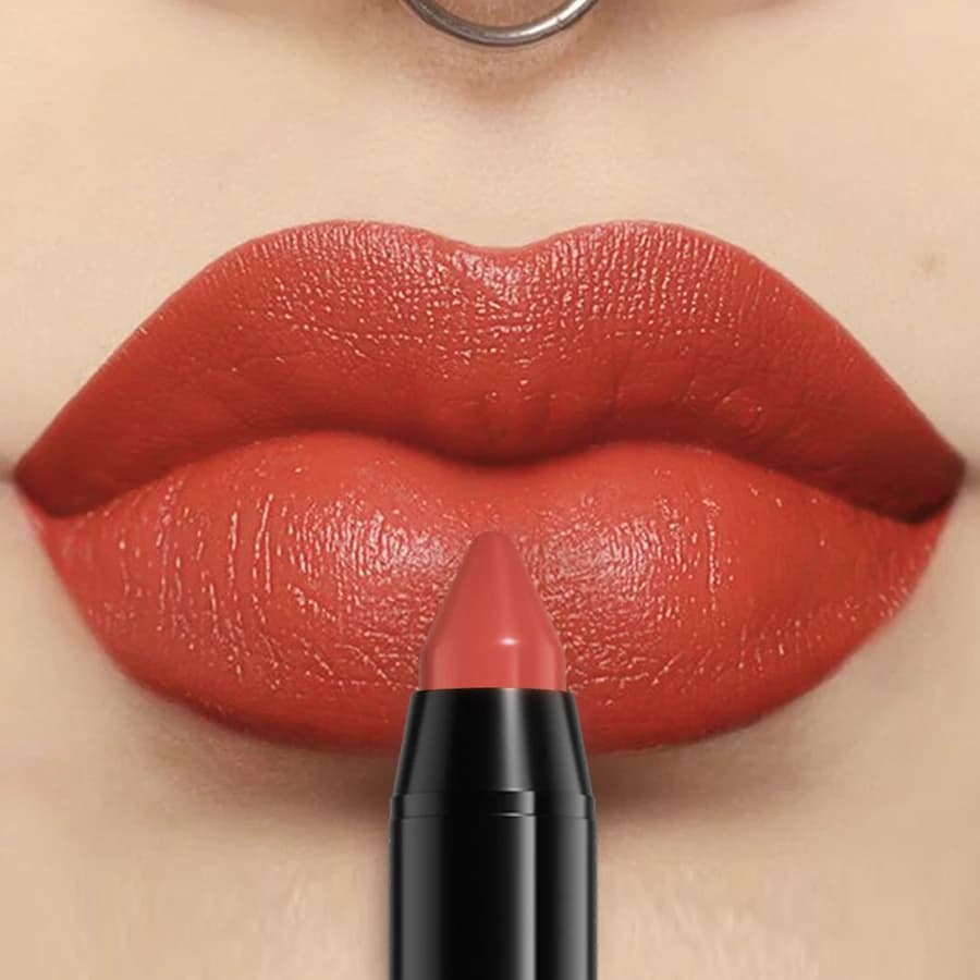 Waterproof Nude Brown Lipliner and Lip Tint