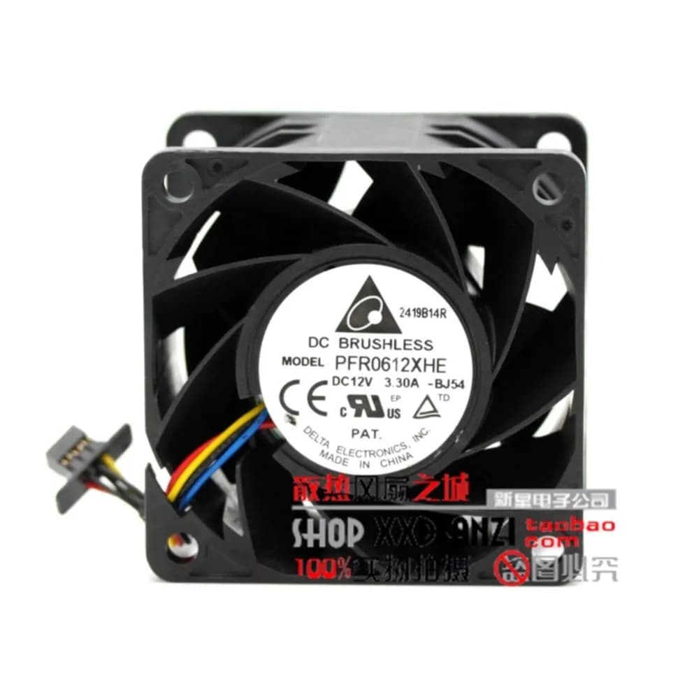 new Delta 6038 PFR0612XHE DC 12V 3.30A ultra violent strong air flow high speed axial fan