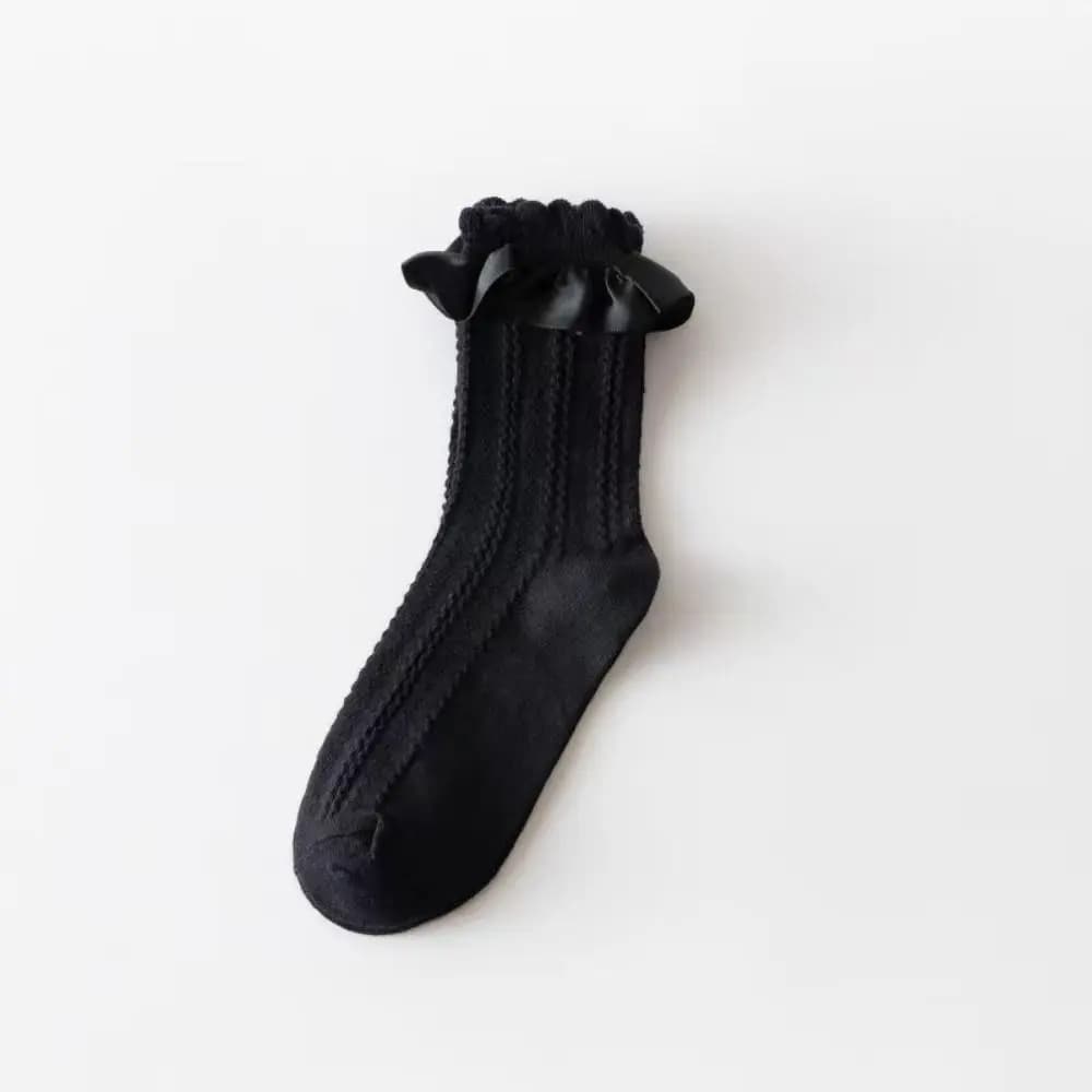 Women's Cotton Frilly Ruffle Ankle Socks