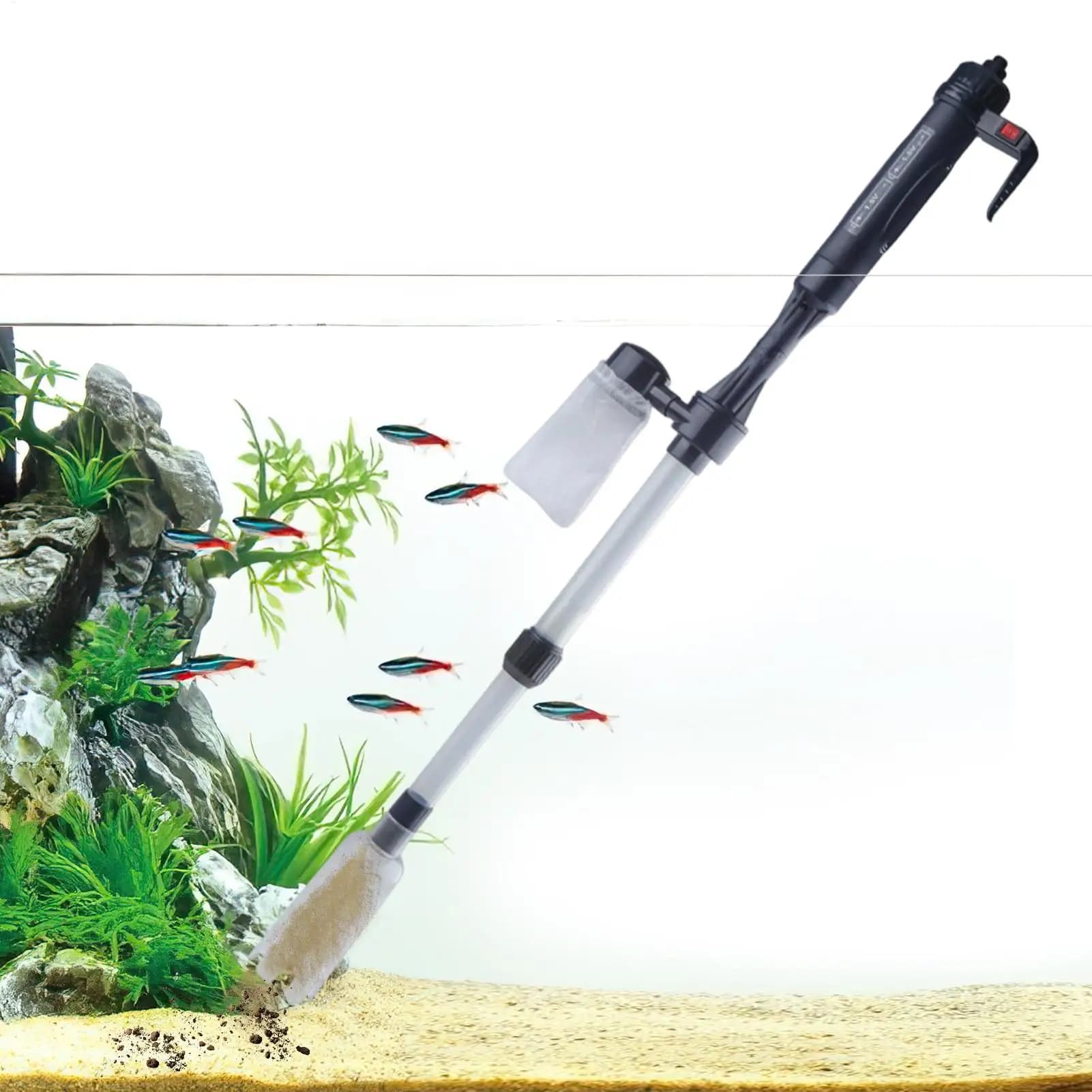 Aquarium Gravel Cleaner with Telescopic Pump