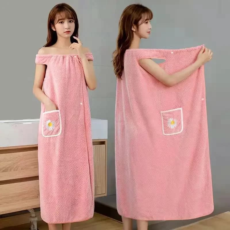 Cotton Bath Wrap Towel Robe