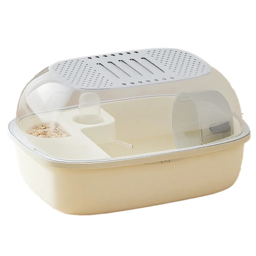 Portable Small Pet Cage with Transparent Lid