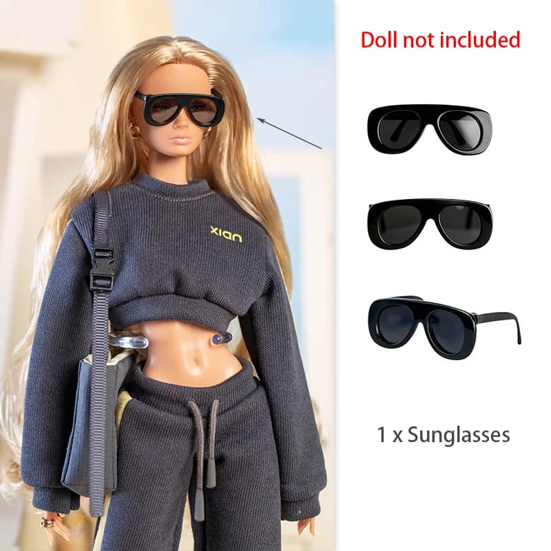 30cm Xianxian Supermodel Clothes Accessories APRES Series Sportswear Style Fashion Sweatshirt+Half Skirt+Trousers+Waistcoat Set
