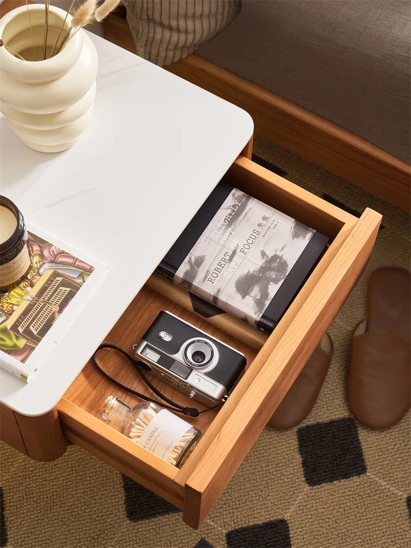 Nightstands Wooden Small Floating Wall Mounted Modern Minimalist Bedroom Oak Bedside Table Nightstand