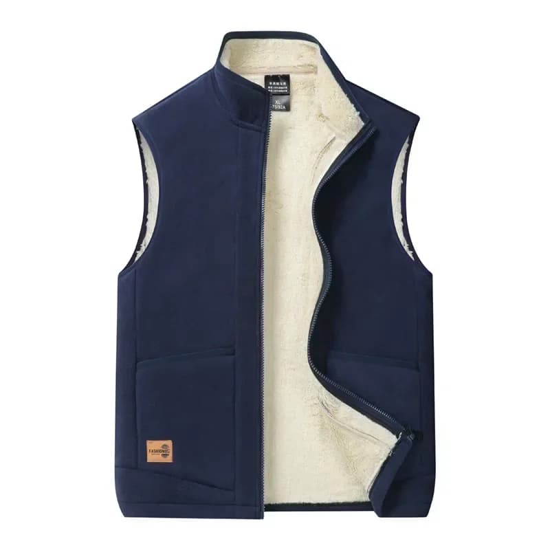 Men's Fleece Lined Vest Jacket
