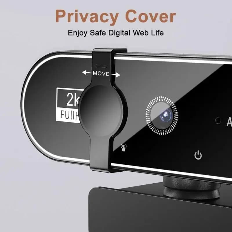 4K Webcam Video Camera 2K Autofocus Streaming Web Cam With Microphone Full HD 1080P Webcams for PC/Computer/Laptop