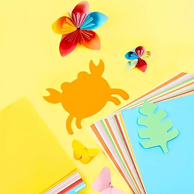 Thick Cardstock Square Sheets 10cm Origami Craft Paper