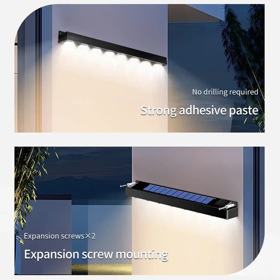 Solar LED Wall Light Outdoor Waterproof