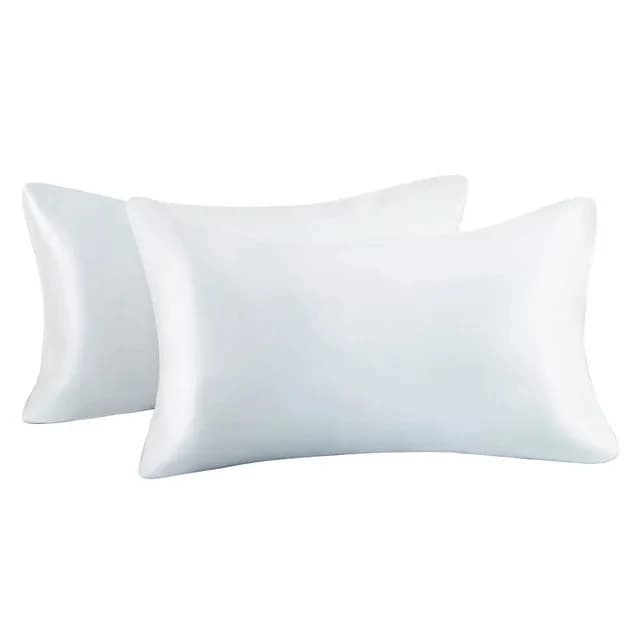 Satin Pillowcases Queen Size Pair