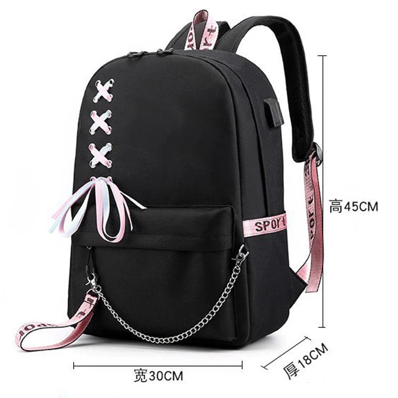 Laptop Backpack with USB Charging Port