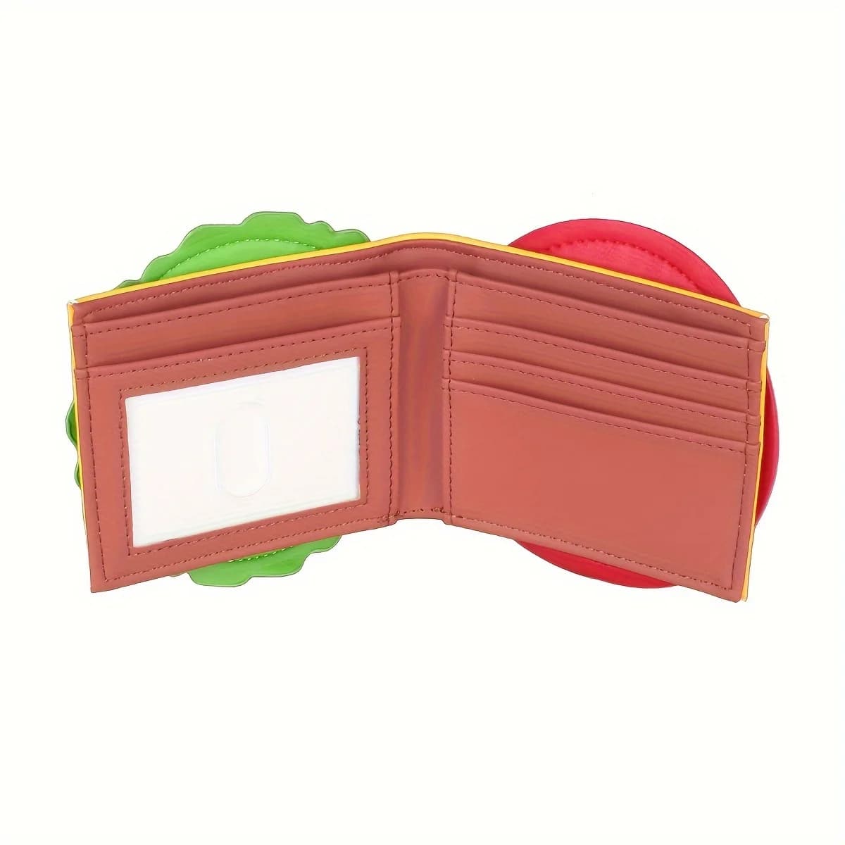 Crab Roe Burger Wallet, Hamburger Wallet, Men's and Women's Wallet, Rfid Anti-Theft Short Wallet, Small Money Clip