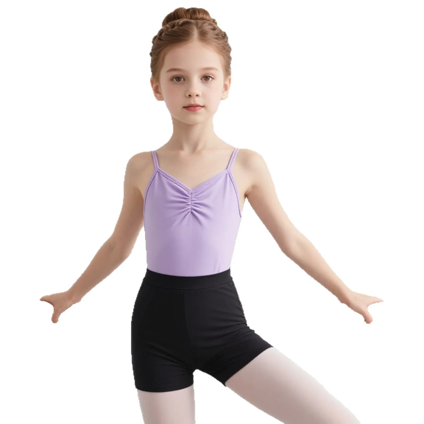 Girls Dance Practice Pants Black Skinny