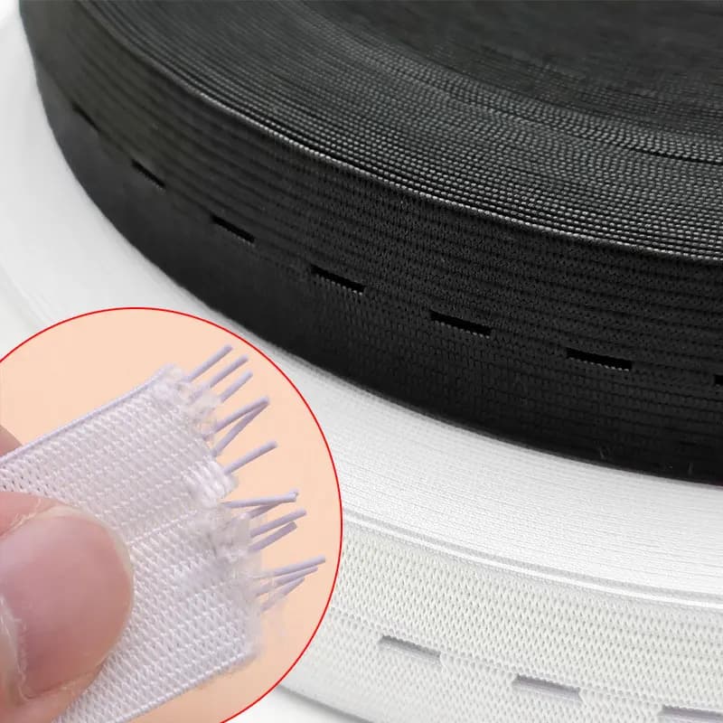 Elastic Sewing Bands with Buttonhole