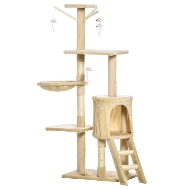 Cat Tree Suitable For Pet Toys，Condo, Jump Platforms, Hanging Toys For Cats