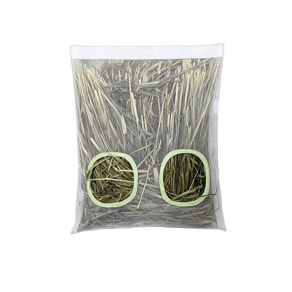 Transparent Hanging Hay Feeder Pouch