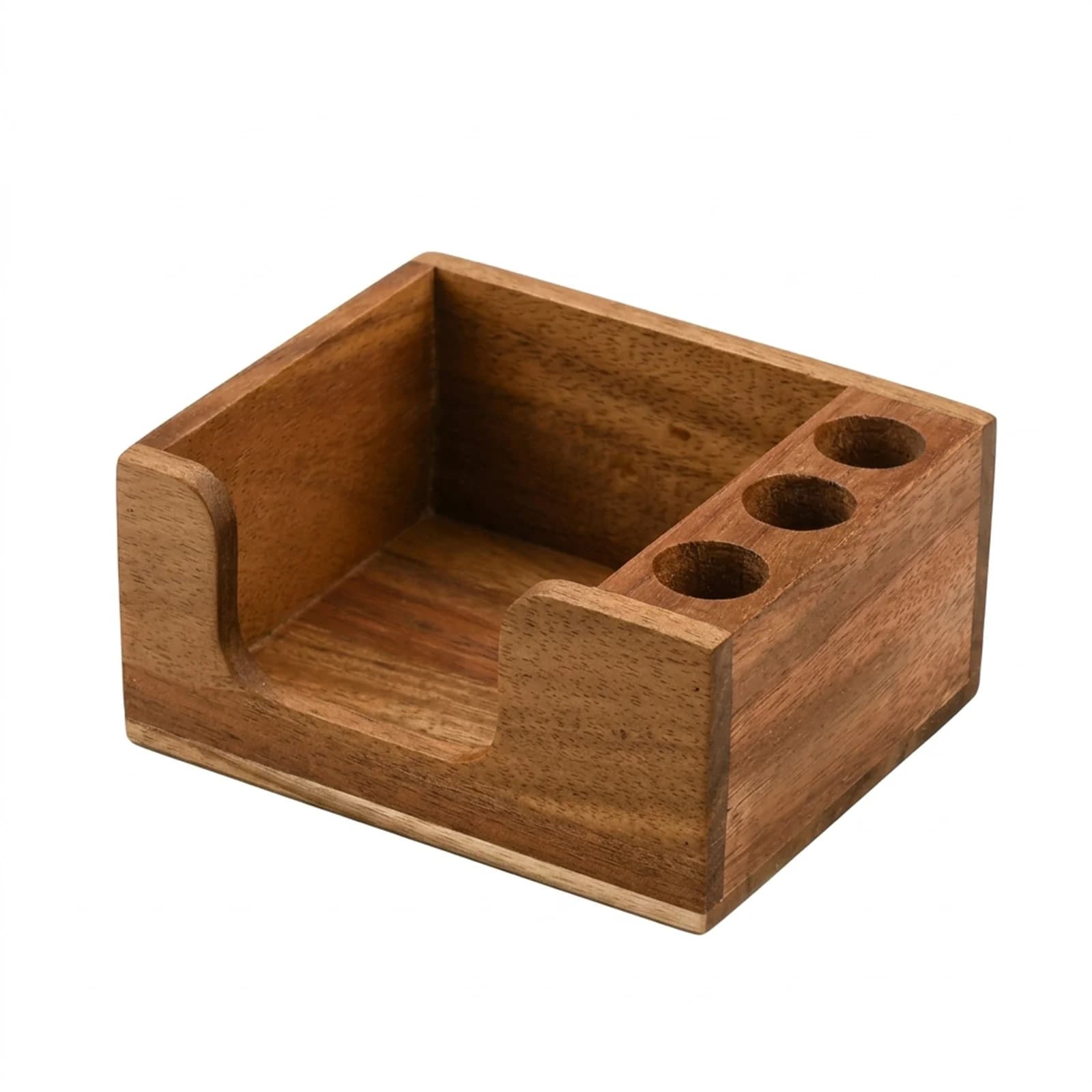 Solid Wood Desk Organizer with Smooth Surface and Eco-Friendly Finish Features Scientific Compartment Design for Office Students