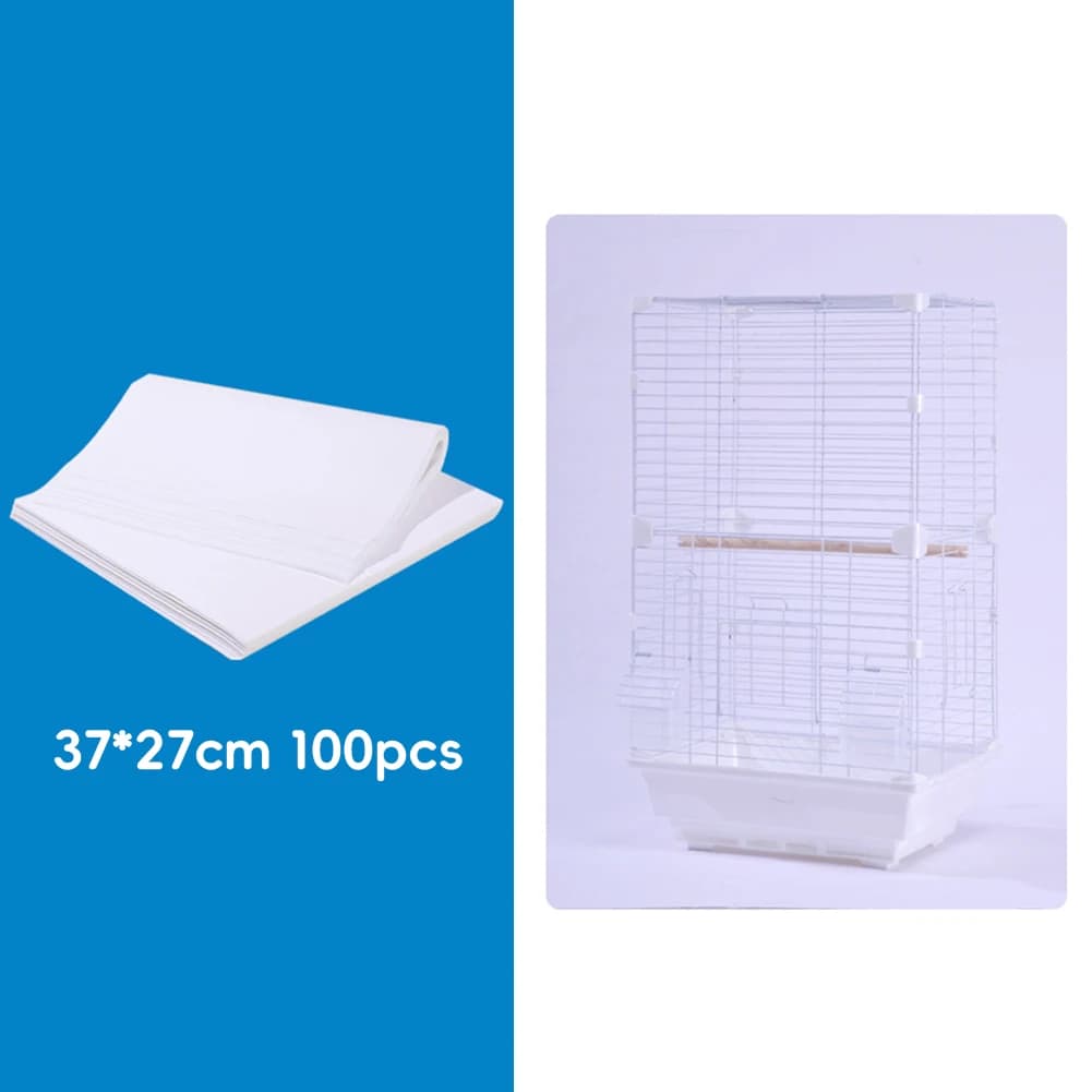 Bird Cage Cleaning Paper Liner Pads