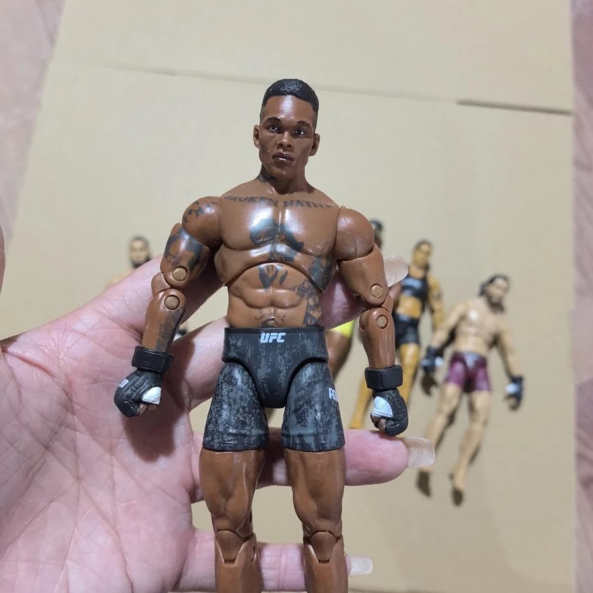 Wrestling Action Figure With Movable Joints
