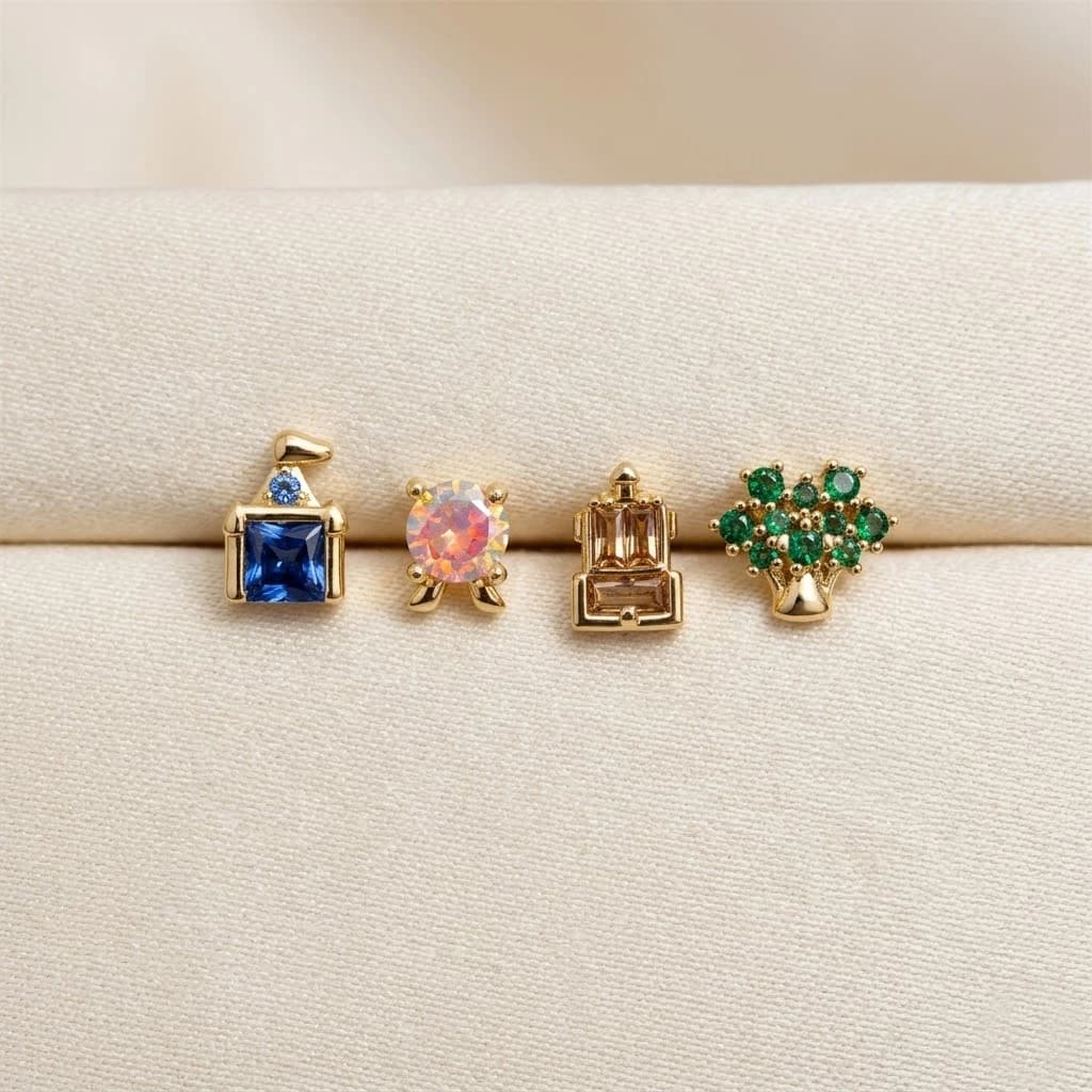 Amusement Park Stud Earrings