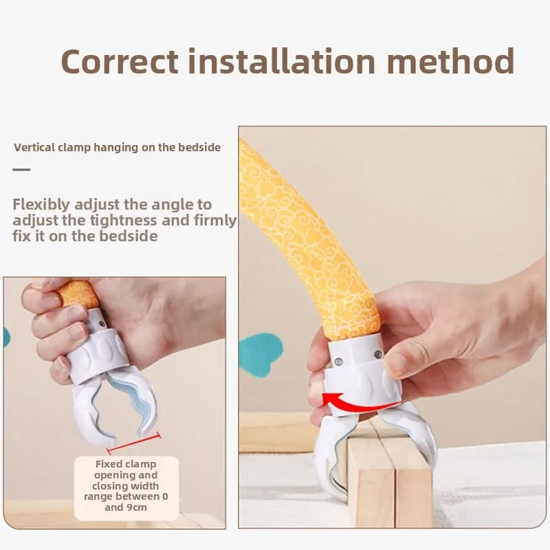 Infant Baby Stroller Arch Toy Play Bell Fun Newborns Sensory Activity Adjustable for Bouncers and Car Safe Seat Bed Hanging Toys