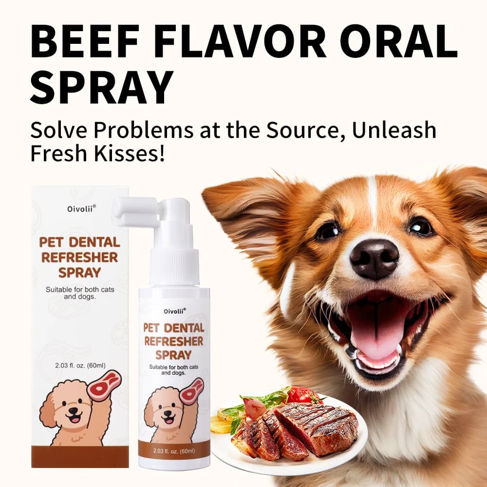 Dog Cat Breath Freshener Spray