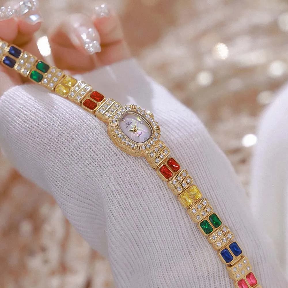 Women's Luxury Rhinestone Quartz Wrist Watch