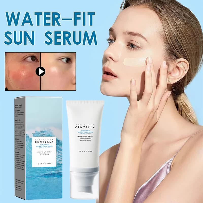 50+ Facial Sunscreen Centella Protector Solar Sunblock Skin Whitening Cream Korean Moisturizing Protector Care Body Sunscreen