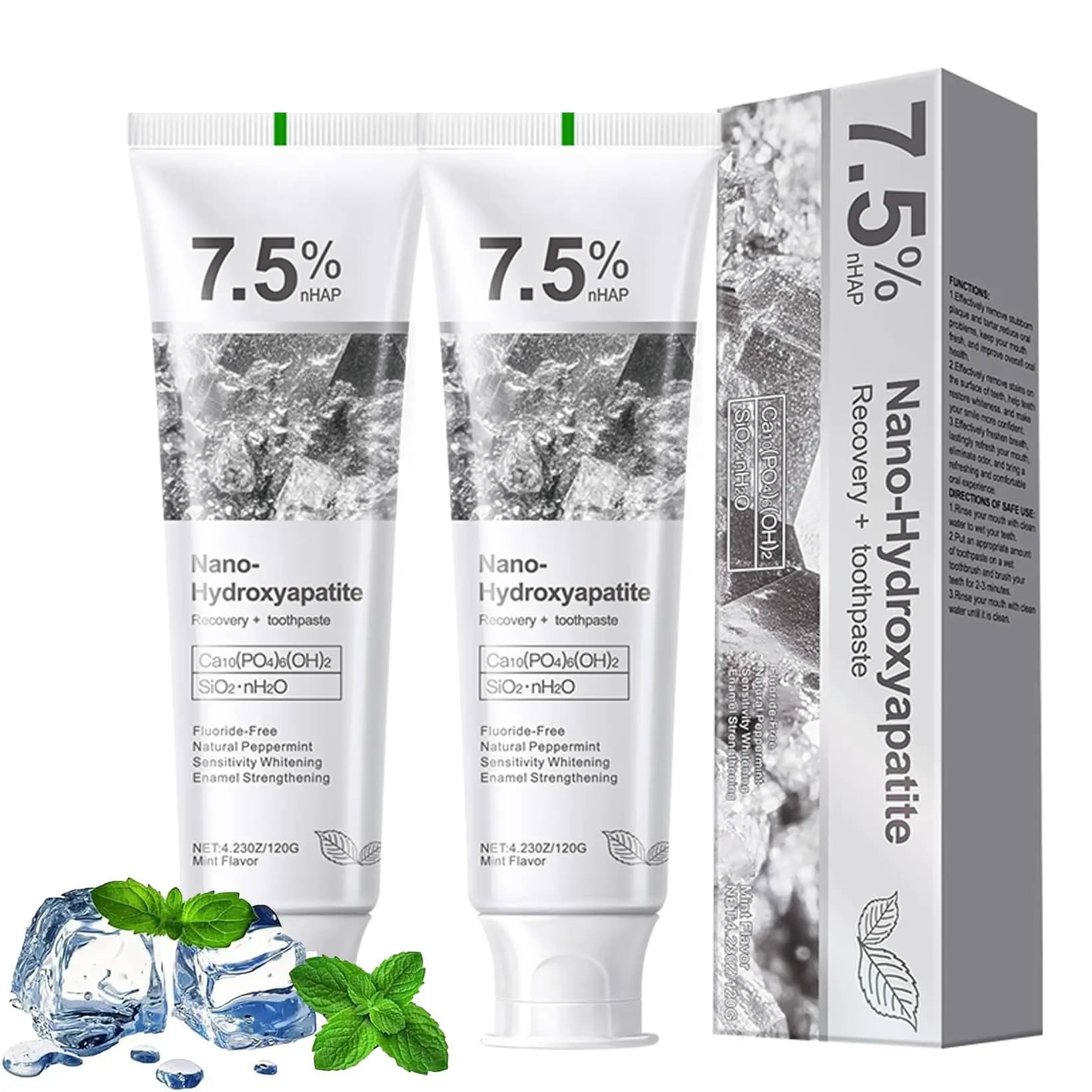 Hydroxyapatite Toothpaste for Sensitive Teeth