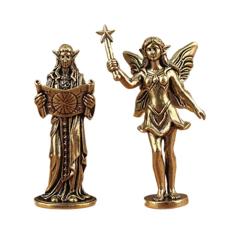 Fairy Princess Figure Home Decor  Ornament Retro Desktop Decoration Craft Fairy Prophet Ornament