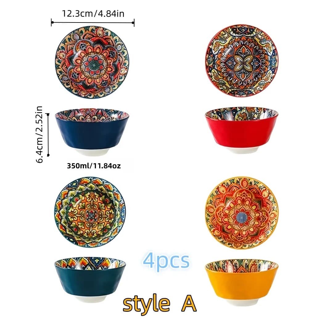 Bohemian Ceramic Bowl