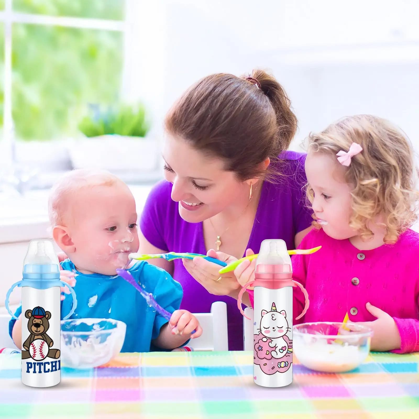 Sublimation Blank Stainless Steel Sippy Cups