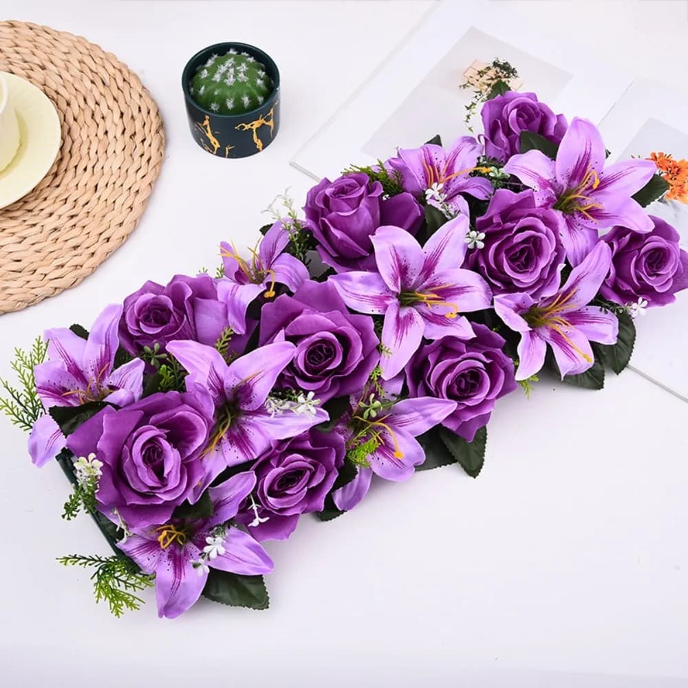Artificial Rose Flower Arch Decor