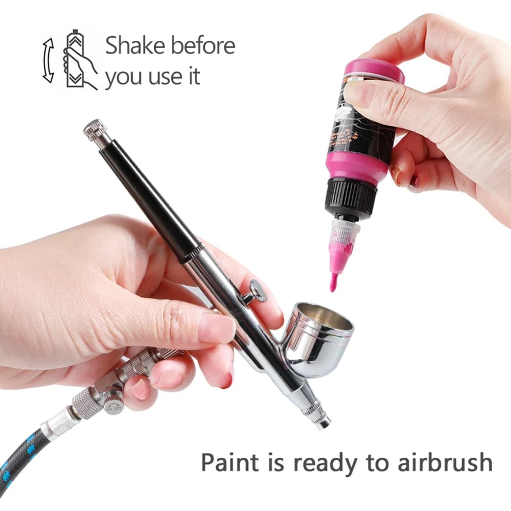 Acrylic Paint Set 12 Colors 30ml Bottles
