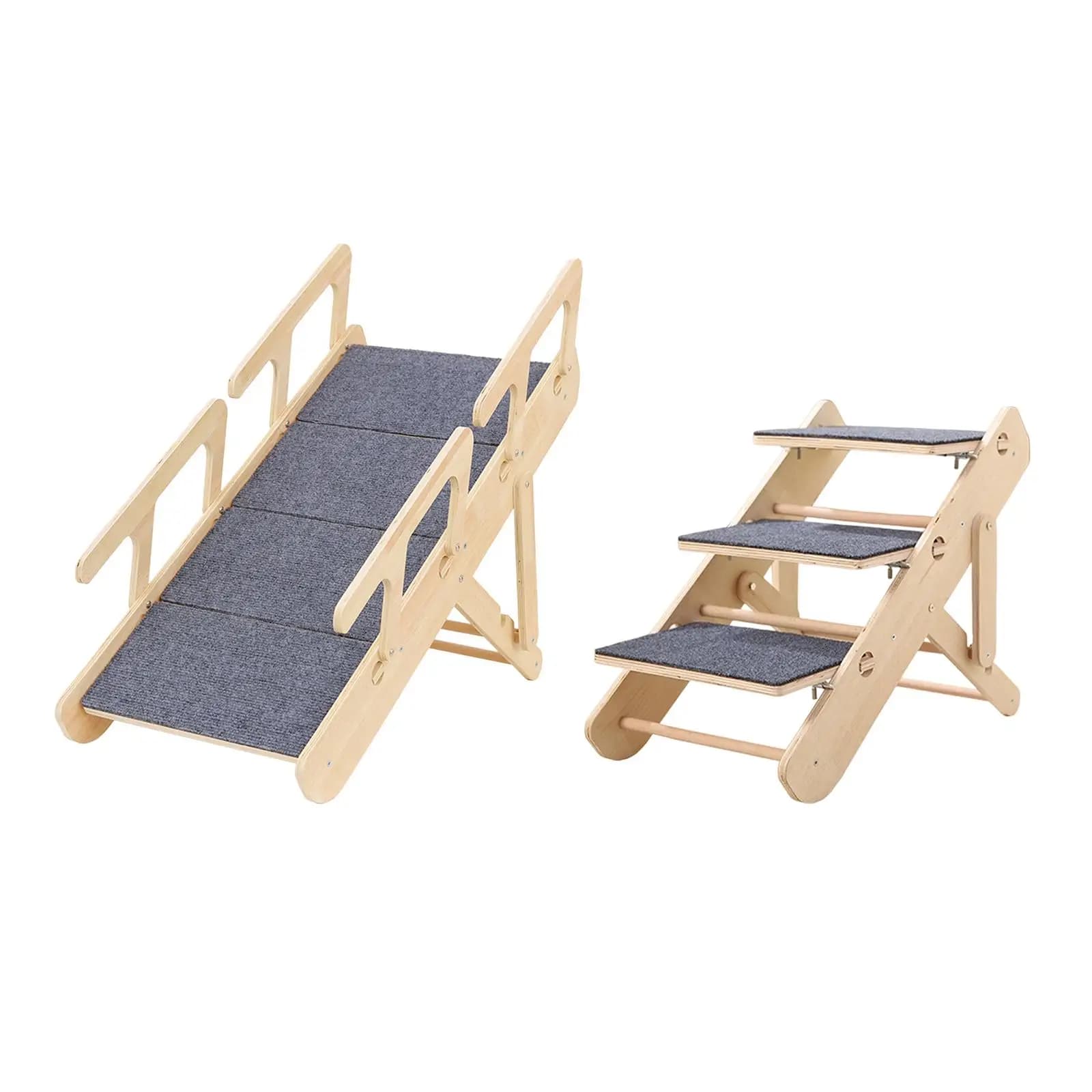 Foldable Wooden Pet Stairs
