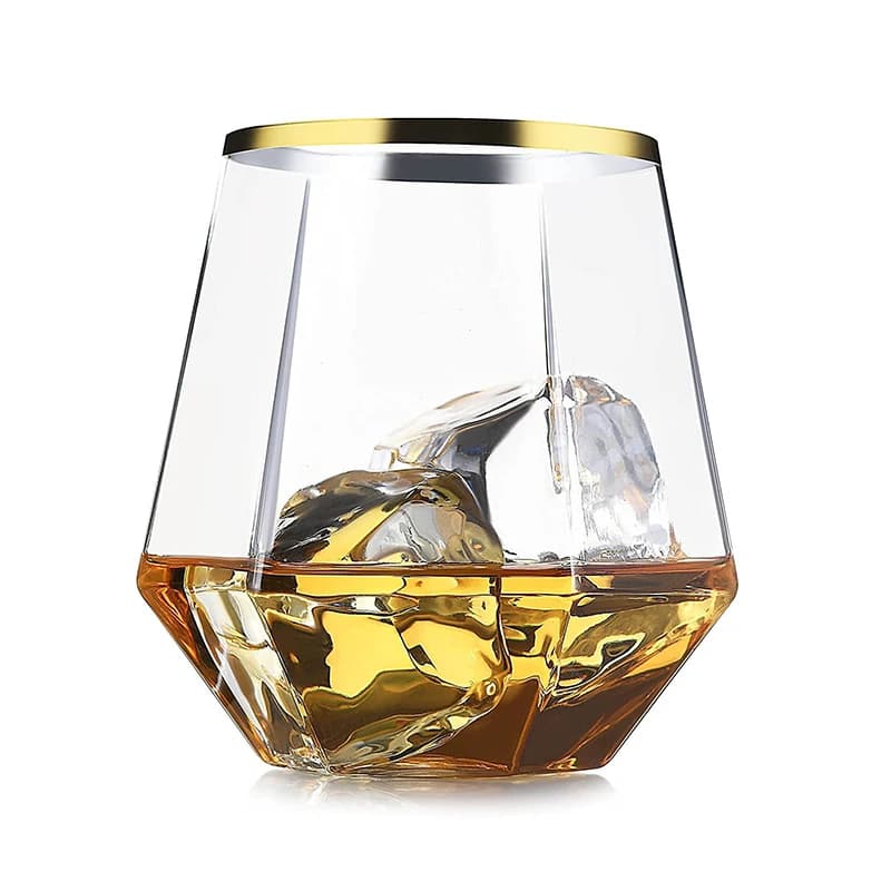 360ml Plastic Wine Glasses