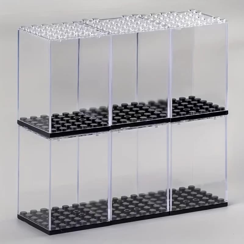 Transparent Display Case for Collectible Figures