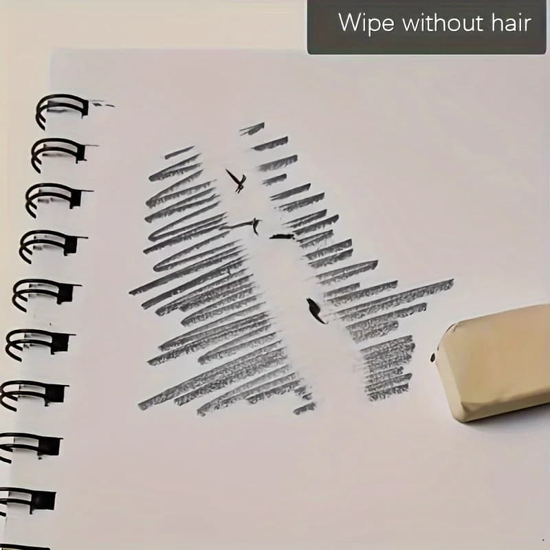Black Artist Sketchbook Spiral Bound Drawing Pad